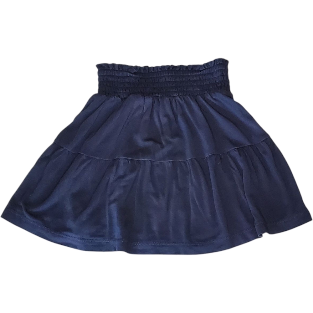 Kate Quinn Tiered Skirt Navy Blue Toddler Girls Size 3T